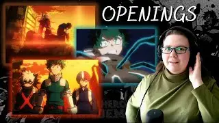 NEW Anime Fan Reacts to MY HERO ACADEMIA Openings (1-11) | Anime openings reaction