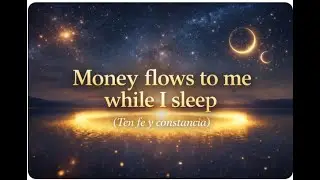 Listen While You Sleep (1H) | Money Flows to Me Escucha Mientras Duermes | El Dinero Fluye