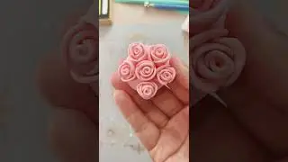 You must love this flower bouquet! 💐 #diyclay #cute #clayart #airdryclay #diyflowerbouquet