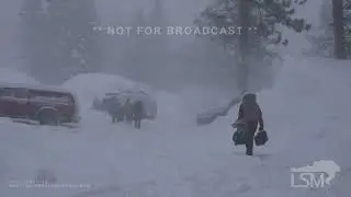 2-26-23 Soda Springs, CA-Insane snow cuts, White Out Conditions, I-80 closed