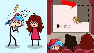 FNF Draw Puzzle - Music Battle Life Story - Gameplay Walkthrough Part 1 Level 1 - 57 (Android, ios)