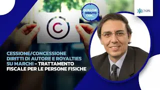 Maurizio Agate - cessione/concessione diritti di autore e royalties su marchi trattamento fiscale