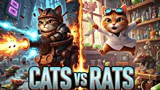 The Cutest Bullet Hell War Ever! - CATS VS RATS (Malayalam) 