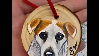 Custom ornament ELSA - Samm Wehman Art