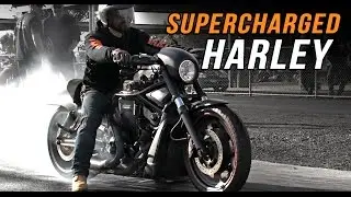 Supercharged Harley Night Rod