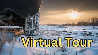 Virtual Tour - A Snowy Drive in Rural Ontario, Canada