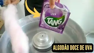 ALGODÃO DOCE DE SABOR -FEITO COM PÓ DE SUCO #algodãodoce #empreendedorismo