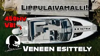 Yamarin lippulaiva veneen esittely! - Yamarin 88 DC + Yamaha 450 hv V8 2024