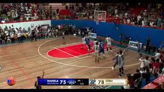 Chris bitoon send the  game overtime. Manila vs sharks_ june 29- 2019 MPBL SEASON