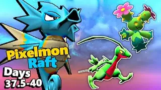 Minecraft Pixelmon Raft - Pit Pirates (Days 37.5-40)