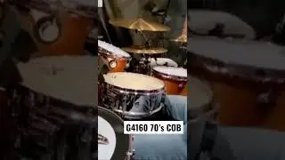 Gretsch G4160 Chrome over Brass 14x5 1970&rsquo;s era.