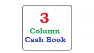 Three column cash book explained