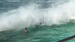 Cyclone vs. Swimmers: Brave Souls Conquer Sydney Waves || WooGlobe