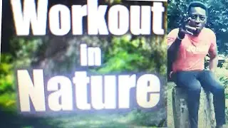 Nature Workout Using Rocks, Abs & Tree #shorts
