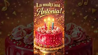 La Mulți Ani ANTONIA &ndash; urare scurtă și frumoasă 🎵 #lamultiani