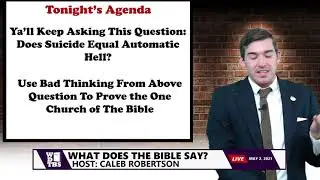 Are We Asking The Wrong Questions About Death/Suicide? - Caleb Robertson