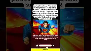 James Gunn's New Superman Film Revitalizes DC Box Office!