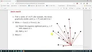 lecture 2 part 3 'Jarvis march' part 2
