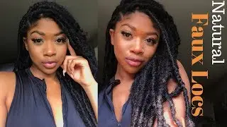 NEW TECHNIQUE| The Most Natural Looking FAUX LOCS | +UPDATES