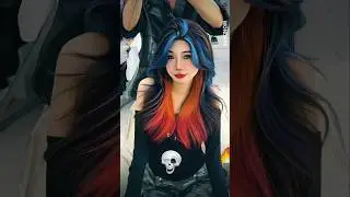 The Power Of Hair Color ☠️🔥#shorts #haircut #hairstyle