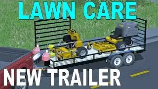 Farming Simulator 17 | Lawn Care | Wright Stander | Walker | New Trailer | F350
