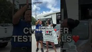 Honest, helpful, and genuine. That&rsquo;s the Lambert way. 💯 #lambertbuickgmc #customertestimonials