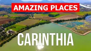 Travel to Carinthia, Austria | Tourism, vacation, nature, sights, overview, tours | Drone 4k video