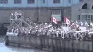 Sailing for the Persian Gulf - Departure from Halifax -Onboard HMCS Terra Nova