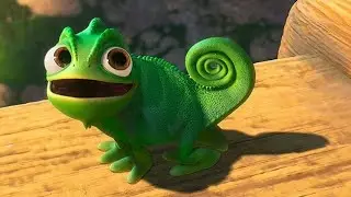 TANGLED - PASCAL 💚💚💚 || The Cutest Pascal || #shorts