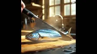 Clean cut sardine! #kitchen #cuttingvideo #coolcut #fruitcutting #cinematiccut