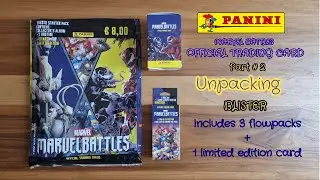 PANINI MARVEL BATTLES Official Traiding Cards - BLISTER - Unpacking and Review (Part #2)