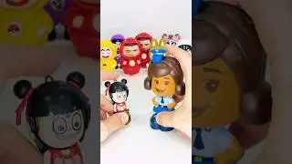 Satisfying with Unboxing & Review Miniature Nezha Top & Police Girl Fun Toys Video | ASMR #nezha