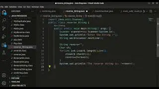 Back with another Code / Program 😊... Reverse a String in java @programmingwithmosh