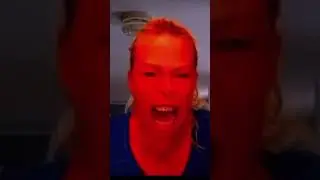 Red Face girl screaming