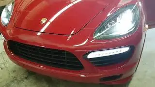 Installation Oem fit backup camera reverse camera Porsche cayenne and Android