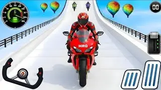Crazy Bike Mega Ramp Impossible Racing -Impossible Bike Stunts Tracks - Android Gameplay #14