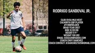 Rodrigo Sandoval Jr. US YNT Training Camp 2022 Highlights