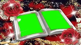 beautiful natural flower frame New video 2020/wedding green screen effects HD Video 80