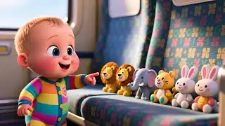 Grand Train Finale in the Rainbow Forest 🚂🌈🦄 | Fun Colors, Numbers, and Learning Adventure for Kids