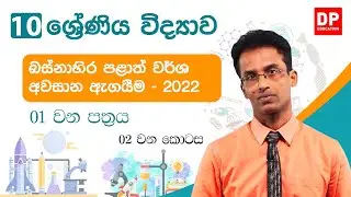 බස්නාහිර පලාත් පසුගිය විභාග ප්‍රශ්න පත්‍රය - 2022 | 01 වන පත්‍රය | 02 වන කොටස | 10 ශ්‍රේණිය විද්‍යාව