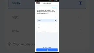 Which blockchain platform uses the term 