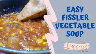 Fissler Vegetable Soup || Large Family Meals || Easy Vegetable Soup || Homeschool Mom's Recipe