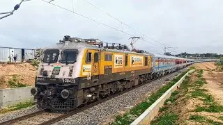 First LHB run of 12677 KSR Bengaluru - Ernakulam Intercity express || INDIAN RAILWAYS