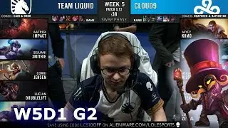 TL vs C9 | Week 5 Day 1 S9 LCS Summer 2019 | Team Liquid vs Cloud 9 W5D1