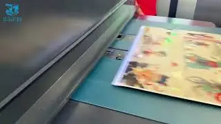 Silk screen cold foil  with printing speed demonstration of 3800 sheets per hour#coldfoil