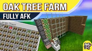 AFK Дубовая ферма | Minecraft Bedrock