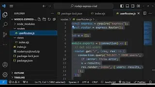 Node.js Express User CRUD REST API App in Browser Using MySQL Database & EJS Template in TailwindCSS