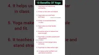 10 benefits of yoga #yoga #yogasana #benefits #barkha