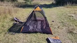Set up of The Kelty Grand Mesa 2 a 2 Two Person Tent Part 1