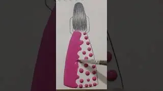 girl in pink💓 #shorts #art #satisfying #creative